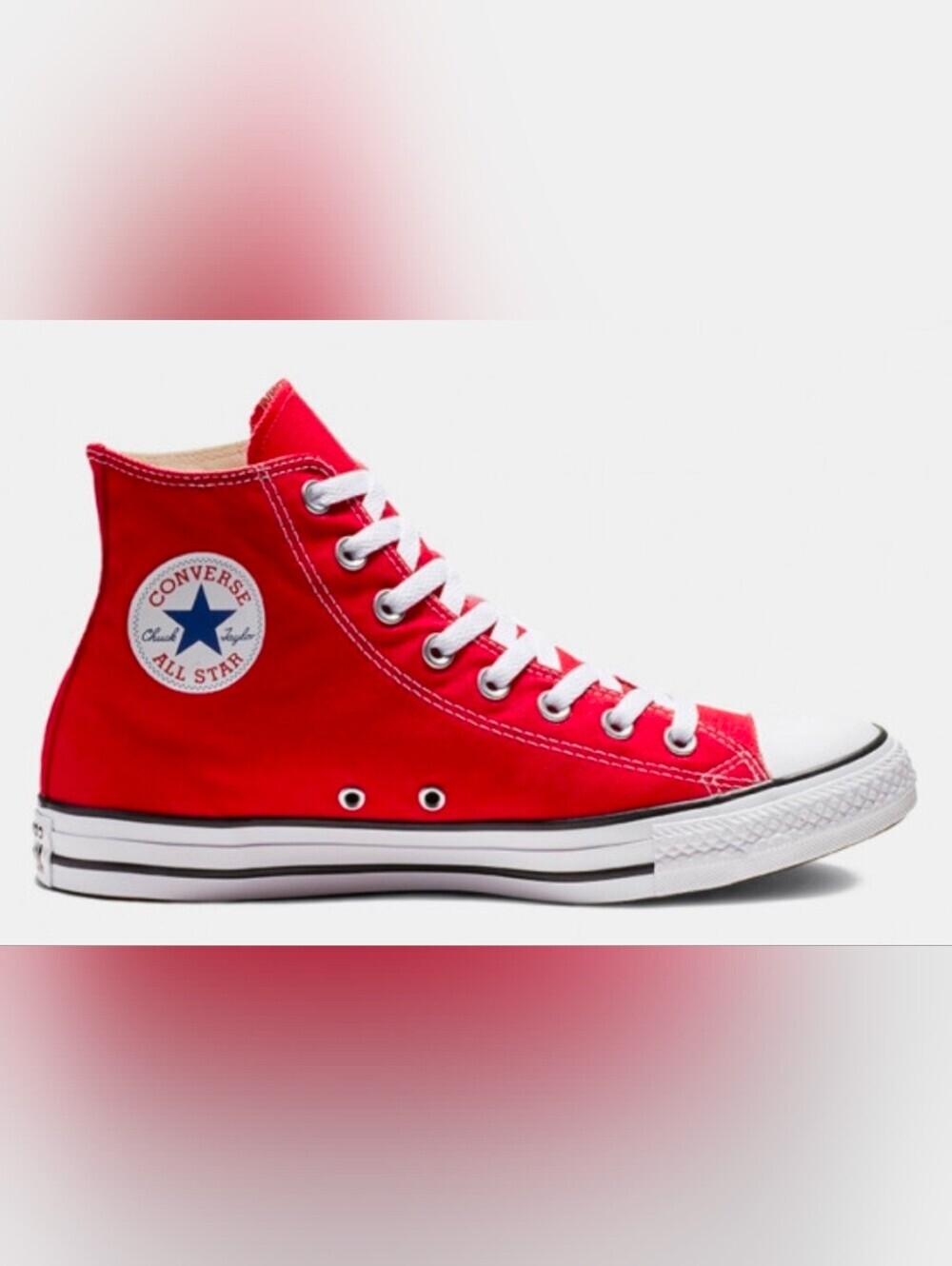 Converse Chuck Taylor All Star High Tops In Red 6w/4m